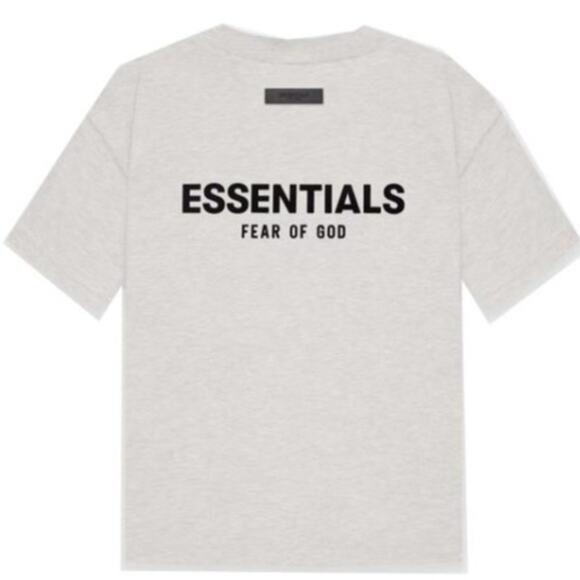 💎✨NEW WITH TAGS✨💎Essentials Fear of God Light Gray T-shirt - Picture 2 of 2
